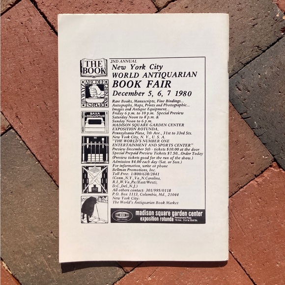 1980 American Book Collector Rare Book Seller Papermaking Journal Literary - Picture 12 of 12